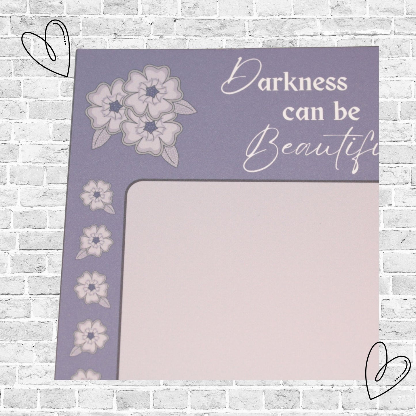 Handmade Notepad -Goth Blossoms -DoodleBelle Art